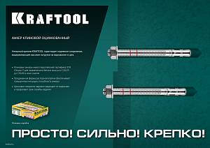 KRAFTOOL ETA Опция 7, М10 х 90, 50 шт, клиновой анкер (302184-10-090) KRAFTOOL ETA Опция 7, М10 х 90, 50 шт, клиновой анкер (302184-10-090)