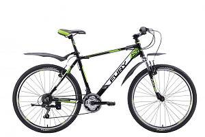 Велосипед FURY Yokogama черный/белый/зеленый 16&quot;