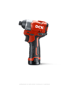 Дрель-шуруповерт аккум DCK KDPL04-8 Impact, HEX, 10.8в, 2*2а/ч, кейс, 140нм