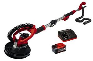 Шлифмашина для стен и потолка аккумуляторная TE-DW 18/225 Li+ STARTER KIT 5.2 Einhell Шлифмашина для стен и потолка аккумуляторная TE-DW 18/225 Li+ STARTER KIT 5.2 Einhell