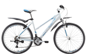 Велосипед FURY Yokogama Lady белый/голубой/серый 16"