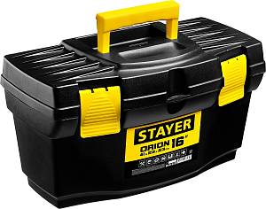 STAYER ORION-16, 410 x 230 x 230 мм, (16″), пластиковый ящик для инструментов (38110-16)