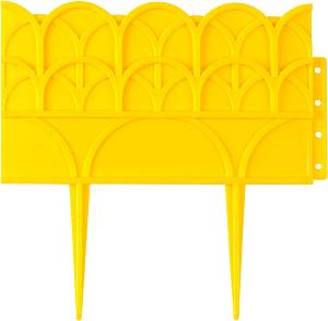 GRINDA 14 х 310 см, желтый, декоративный бордюр для цветников (422223-Y)