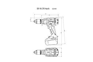 SB 18 LTX Impuls Аккумуляторные ударные дрели Metabo