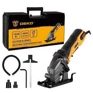 Дисковая (циркулярная) пила DEKO CS1050-D в кейсе, 1050Вт, 85мм диск 083-1103