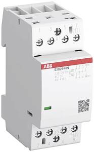 Модульный контактор ABB ESB25-40N-14 12В (25А АС-1,4НО) АС/DC 1SAE231111R1440