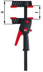 DUO16-8 DuoKlamp Струбцина для работы одной рукой 160/85, 1.2 кН BESSEY DUO16-8 DuoKlamp Струбцина для работы одной рукой 160/85, 1.2 кН BESSEY