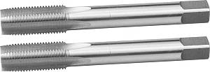 Метчики ЗУБР "ЭКСПЕРТ" машинно-ручные, комплектные для нарезания метрической резьбы, М12 x 1,5, 2шт 4-28007-12-1.5-H2