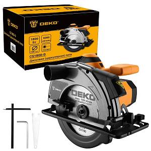 Дисковая (циркулярная) пила DEKO CS1800-D, 1800Вт, 190мм диск 083-1101